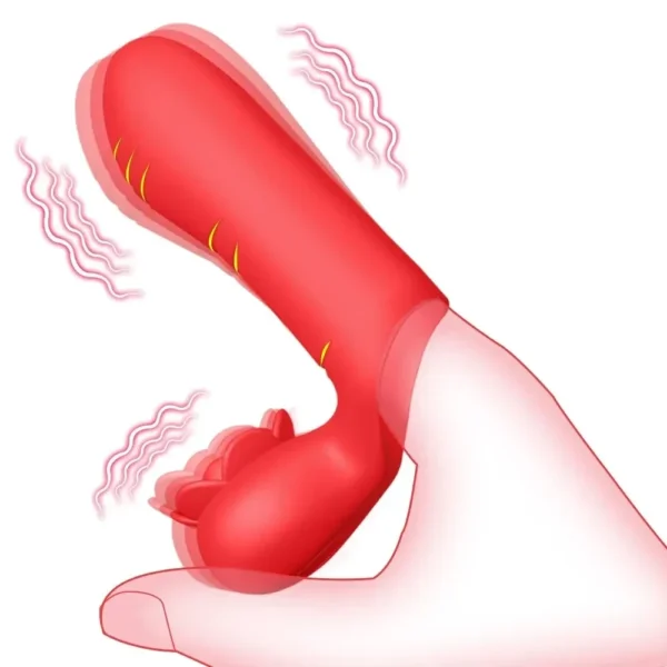 vibrateur rose ergonomique pour femme