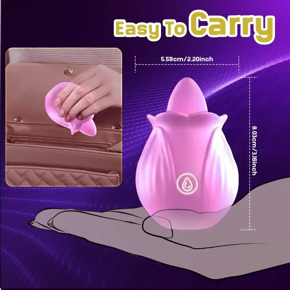 vibrateur rose silencieux pour femme