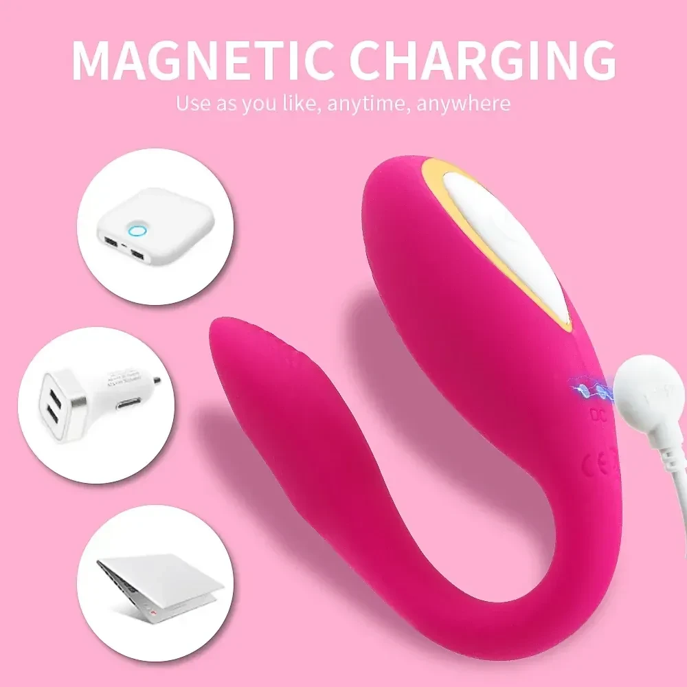 vibrateur sans fil rechargeable en silicone