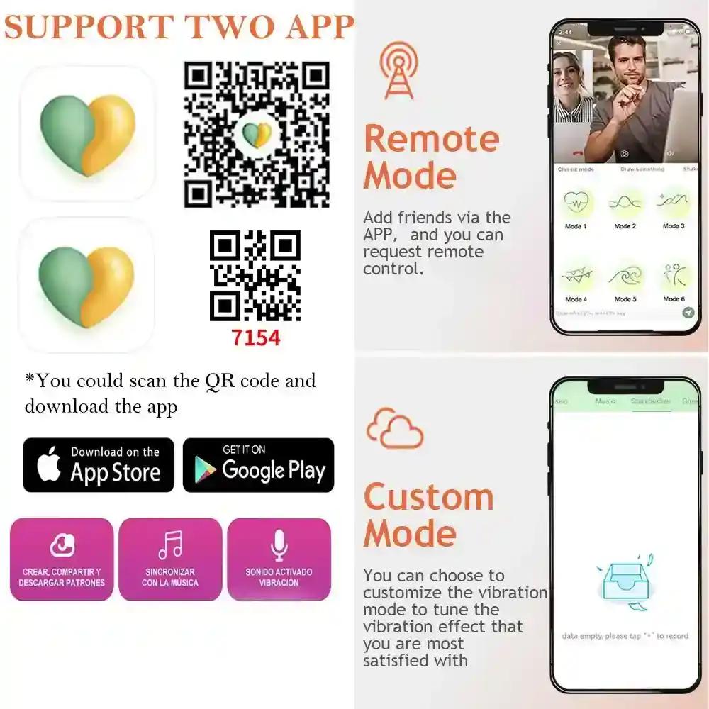 vibrateur telecommande sans fil bluetooth