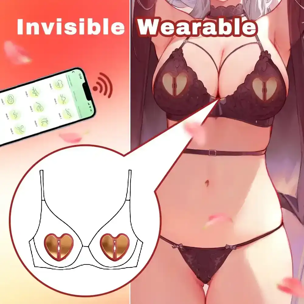 vibrateur tetons vibrant controle regulier app