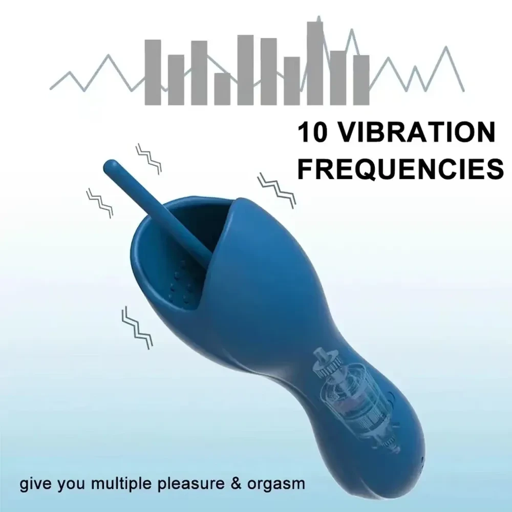 vibrateur uretral 10 modes rechargeable