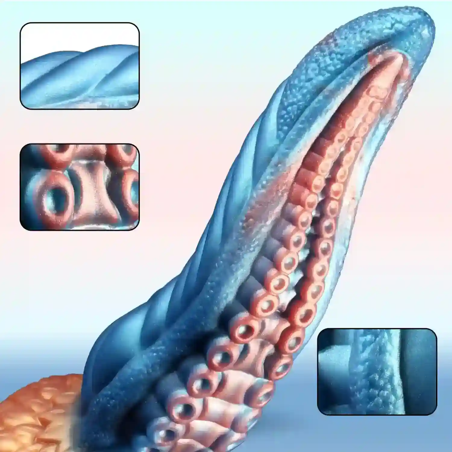 vibrateur ventouse forme de tentacule