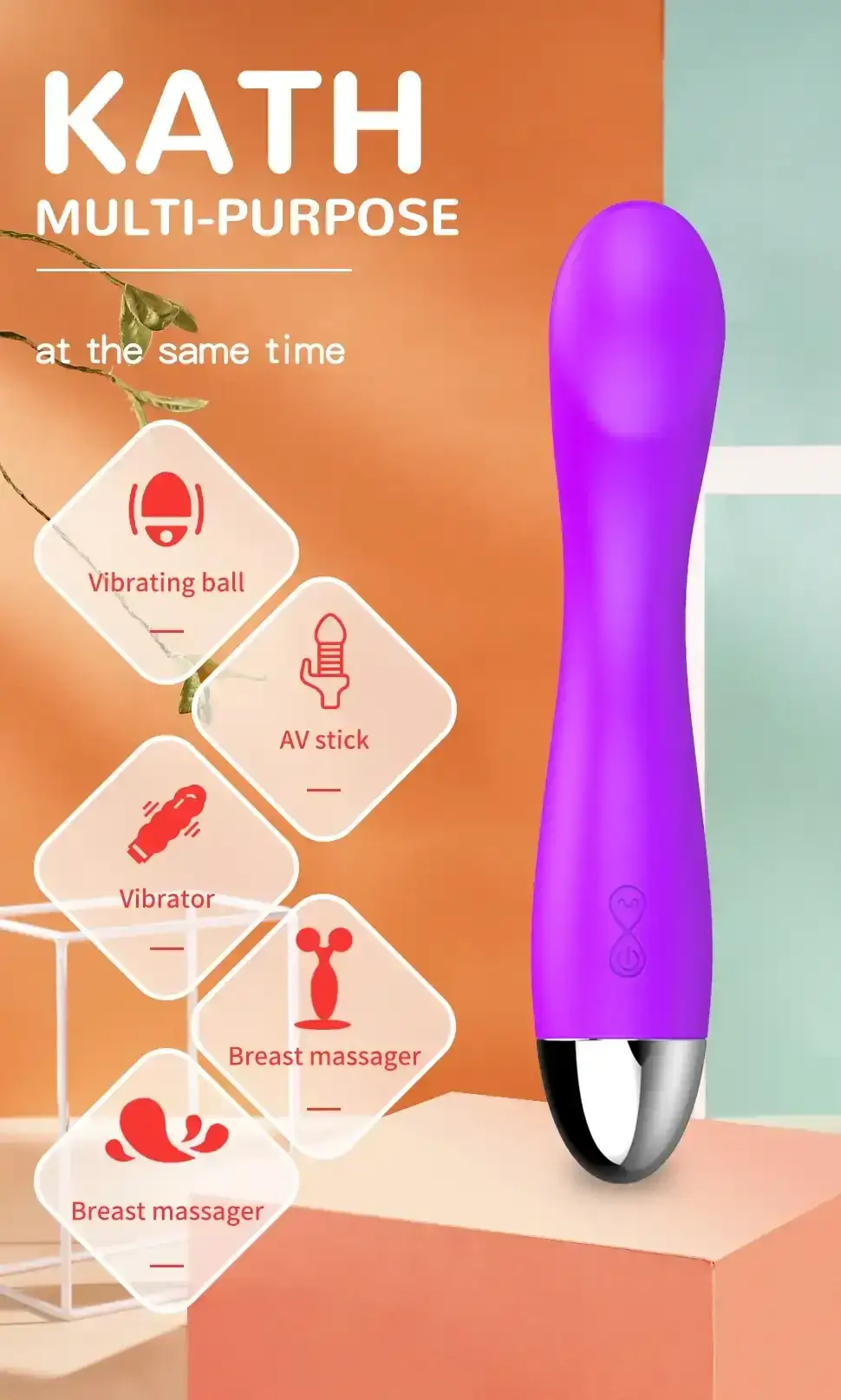 vibrateur waterproof pour stimulation externe