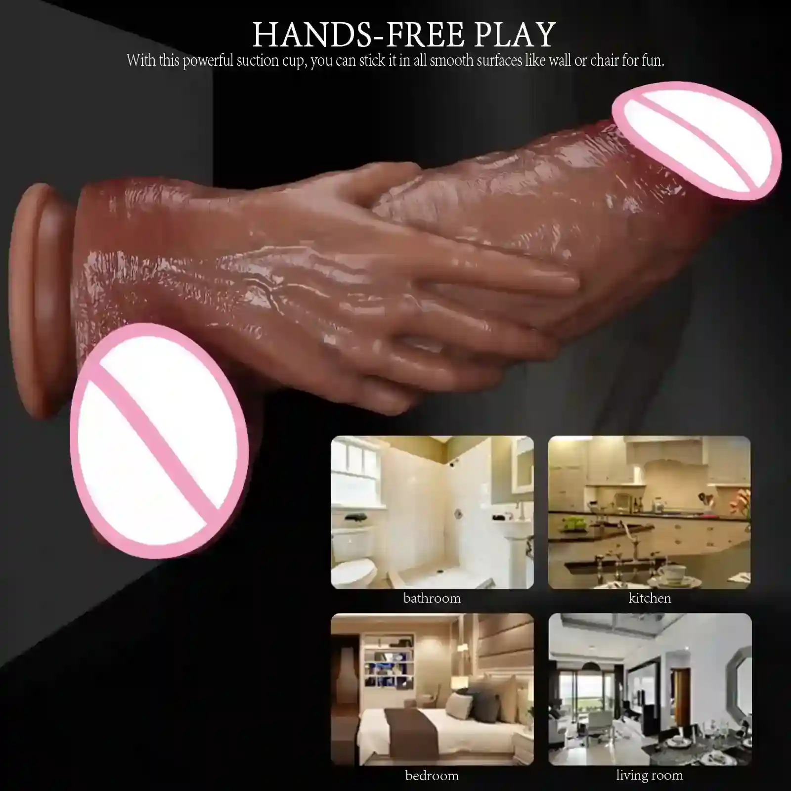 vibreur gode realiste a succion