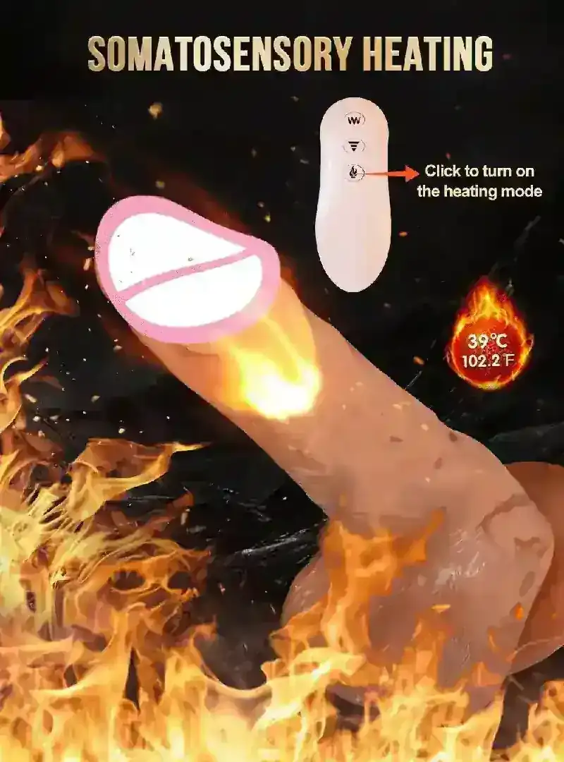 vibreur penis silicone realiste chauffant