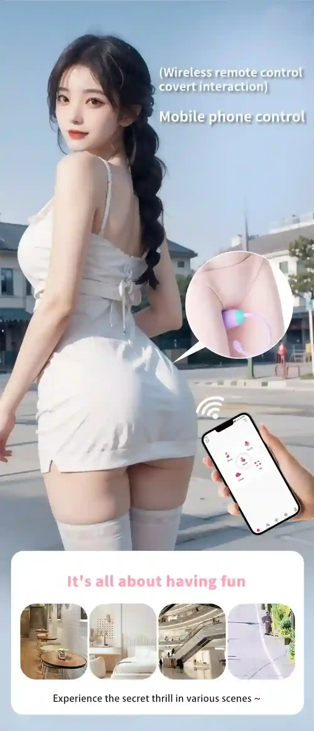 vibro point g sans fil application