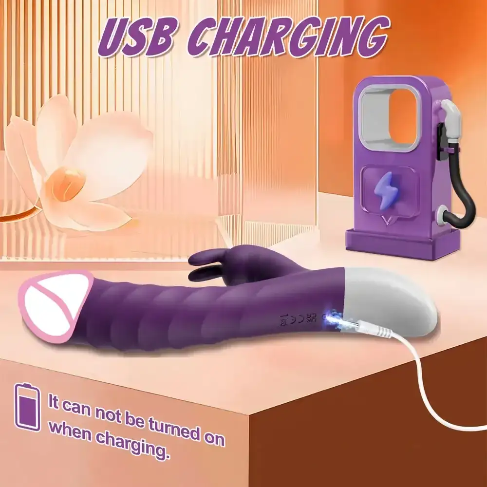 vibromasseur lapin silicone rechargeable