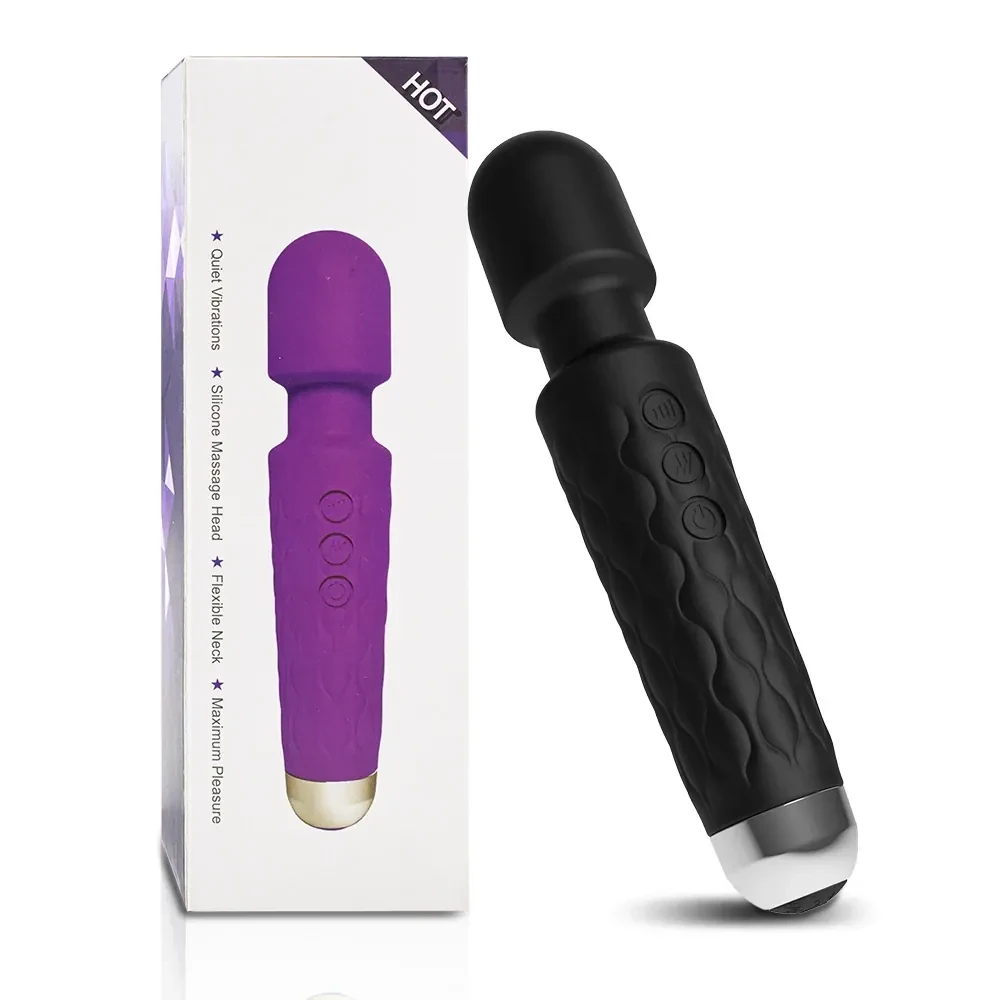 vibromasseur personnel en silicone souple