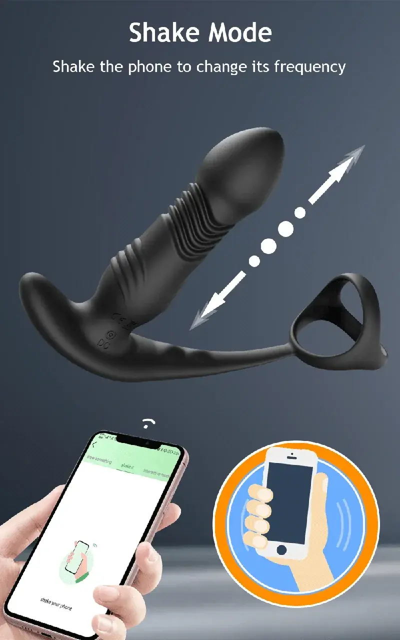 vibromasseur prostate silicone avec controle amoureux