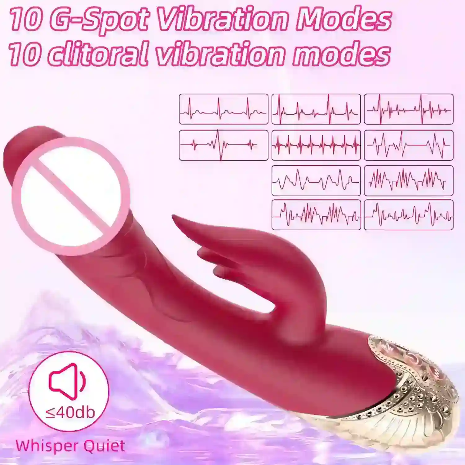 vibromasseur rabbit silicone medical rechargeable