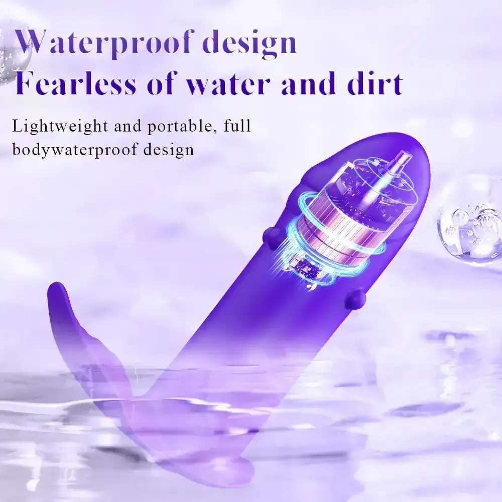 Product Title Vibrateur point G   Portable connecte via application en silicone medical