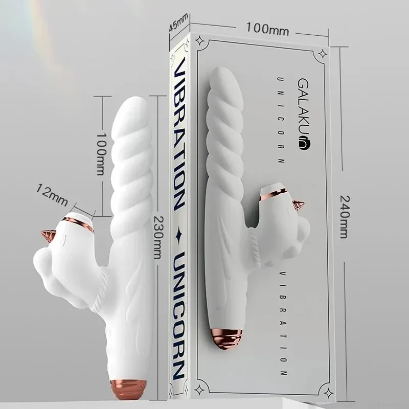 Stimulateur blanc de clitoris et point G