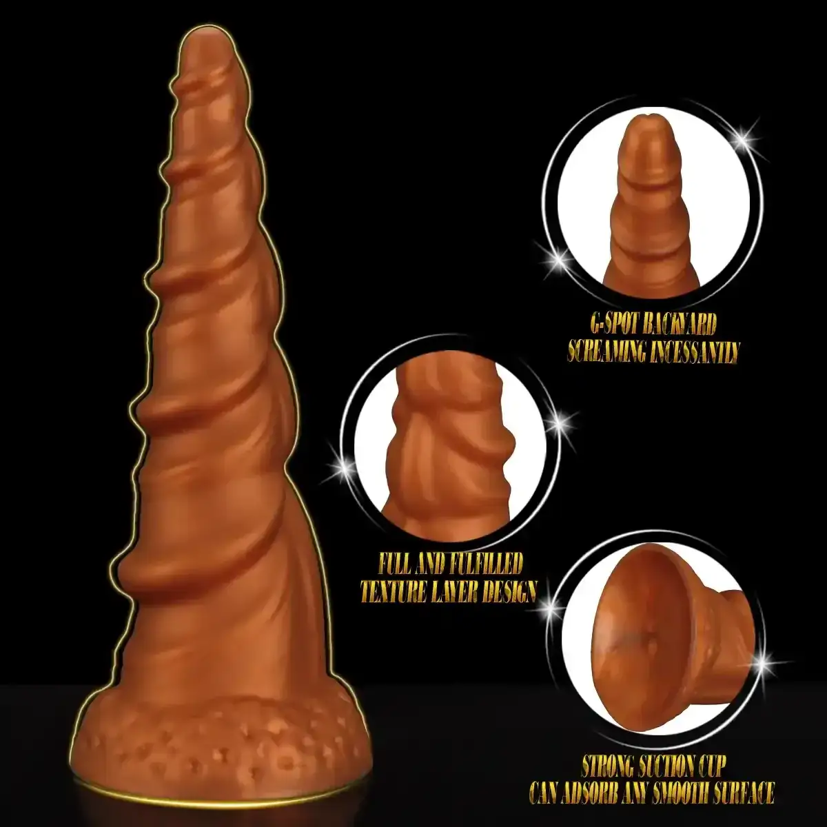 allongeur anal silicone ventouse puissant