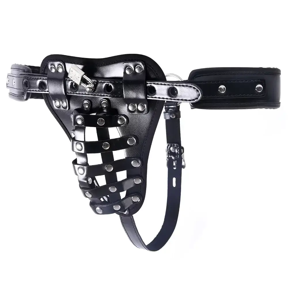 anneau de chastete en metal noir