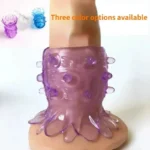 anneau de pénis violet pour orgasmes intenses