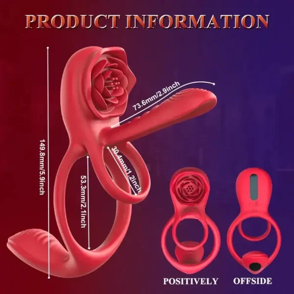 anneau pénien rose silicone médical pour couple