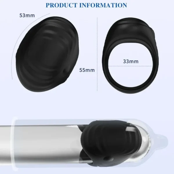 anneau pénien silicone médical réutilisable