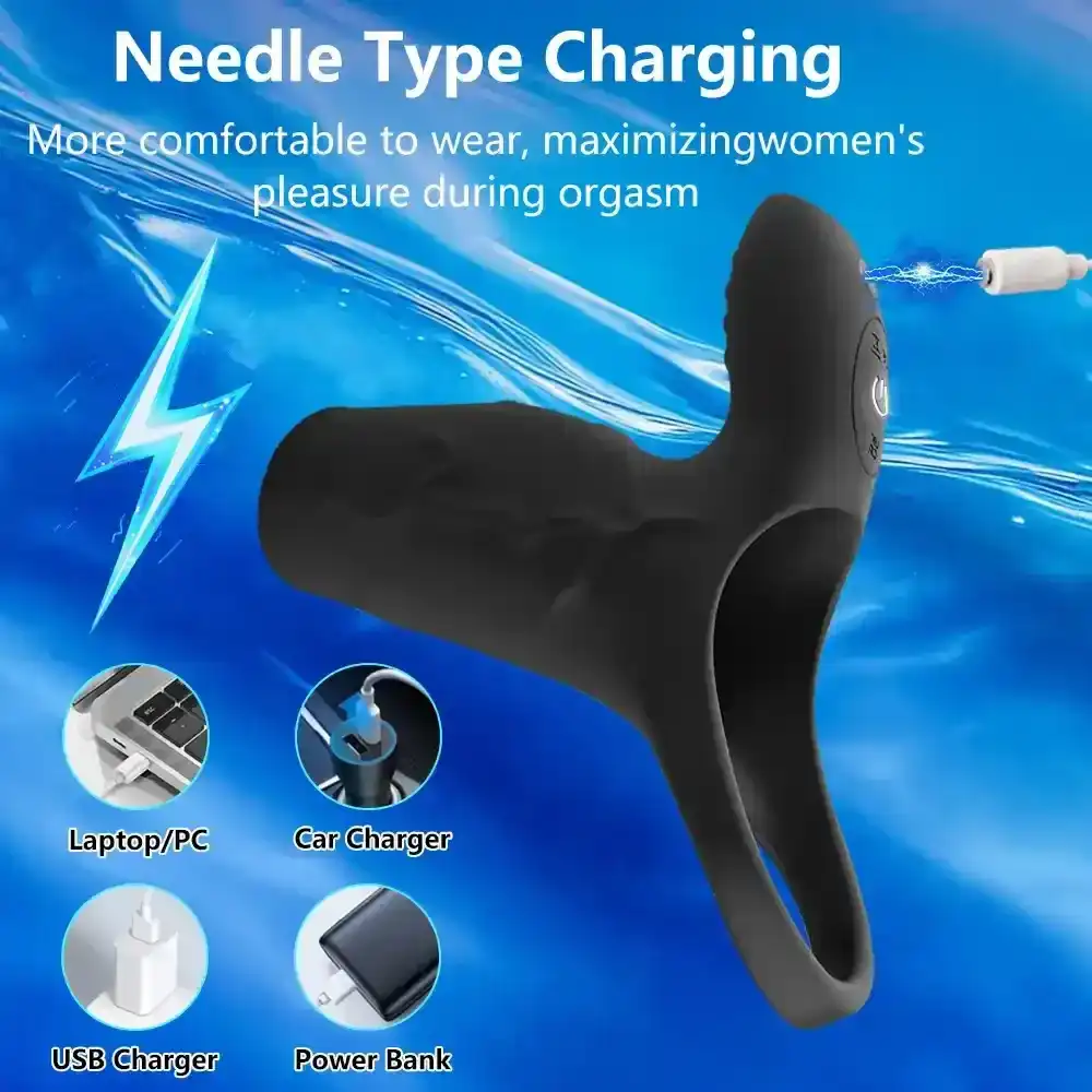 anneau penien silicone vibrant clitoris