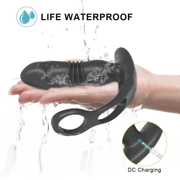 anneau pénien vibrant silicone contrôle par app