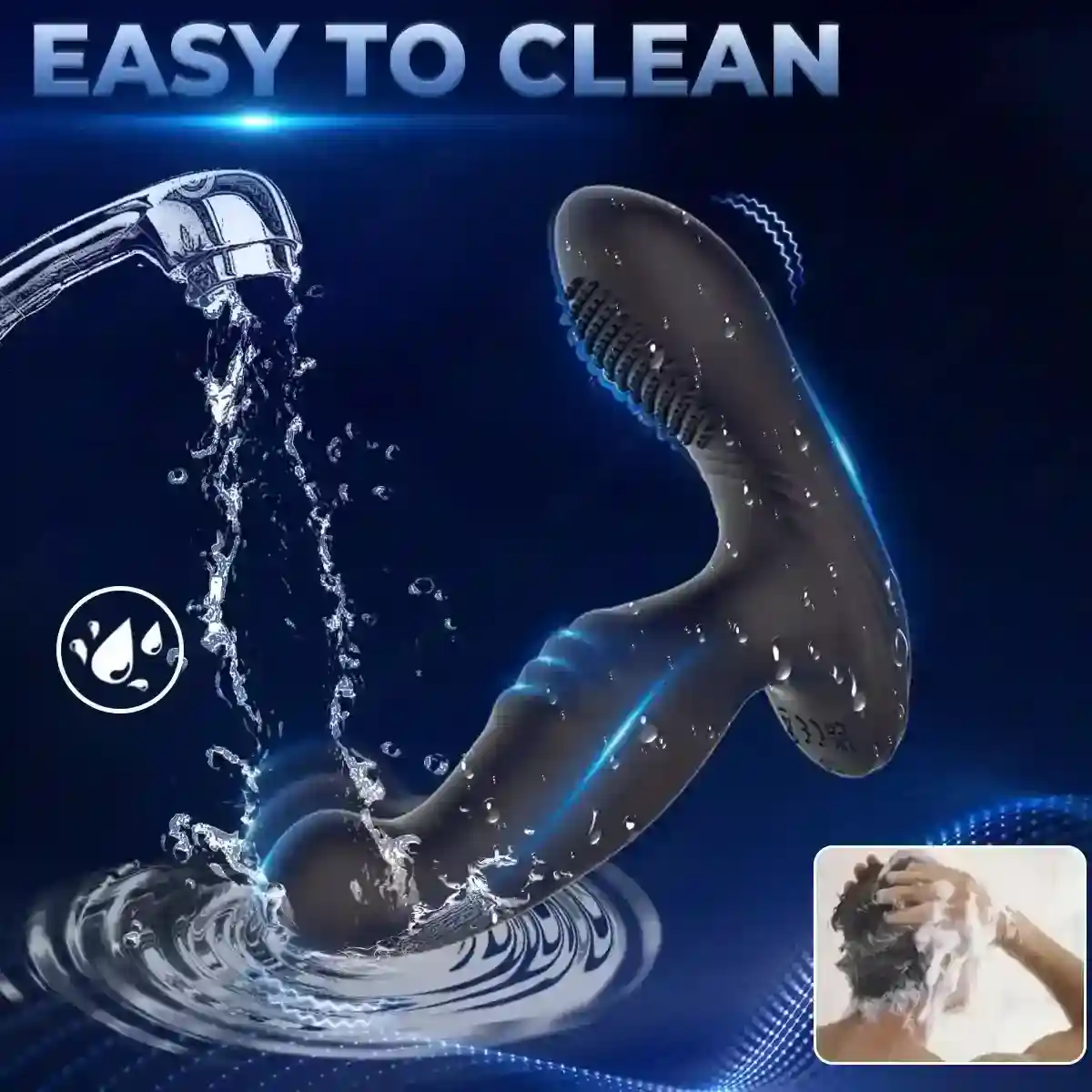 anneau penien vibrant silicone telecommande