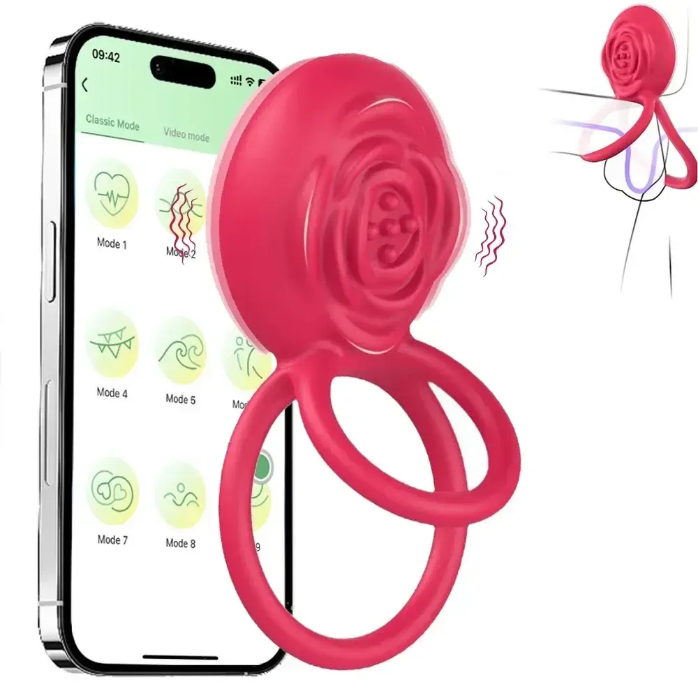 anneau vibrant pour stimulation testiculaire