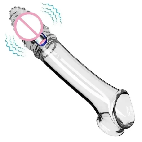 anneau vibrant silicone médical avec anneau testicules 1