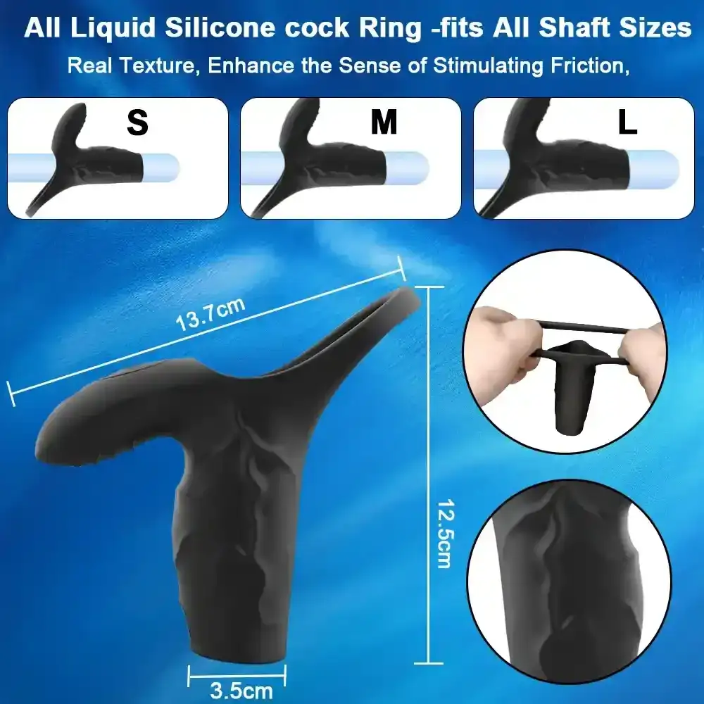 anneau vibrant silicone stimulateur clitoridien