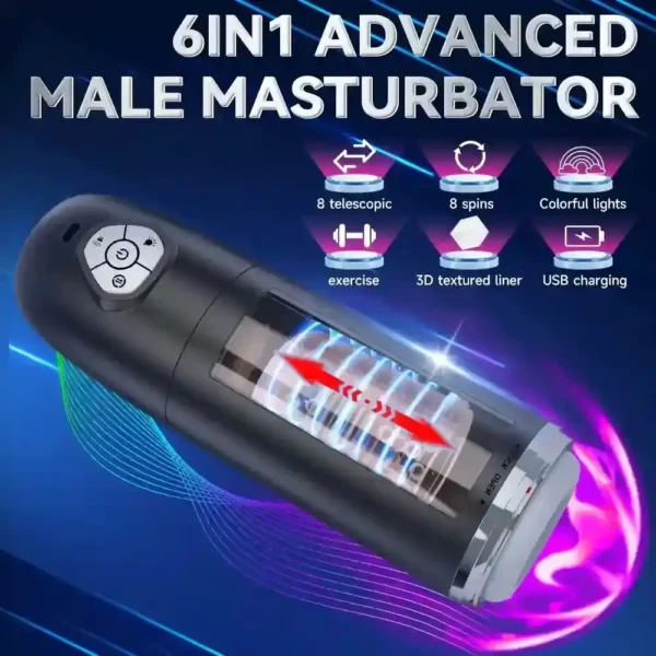 appareil de masturbation avec lumières led