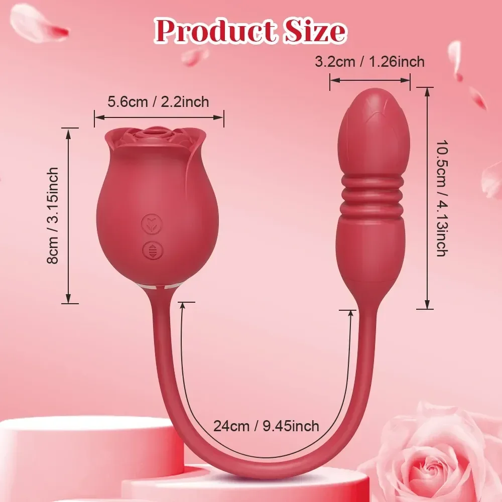 appareil rose de succion vibrante usb