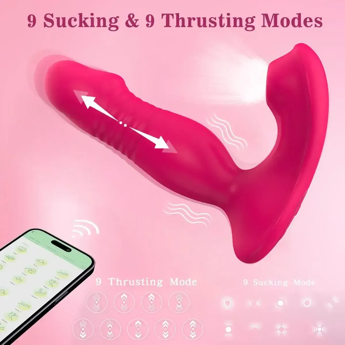 appareil sexuel portable a controle app