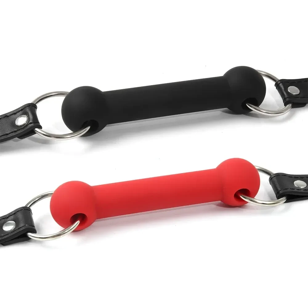 baillon avec sangle en pu ajustable