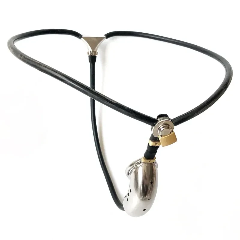 cage acier pour homme avec plug anal