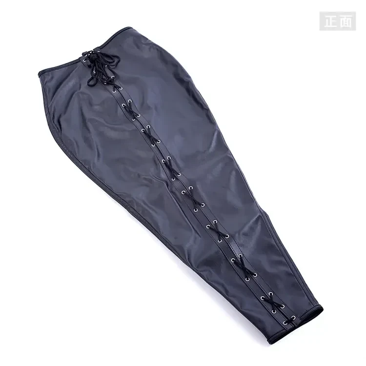 camisole de contrainte poitrine ouverte noire