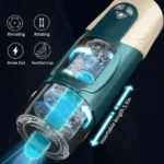 conduit masturbateur rotatif à 360°