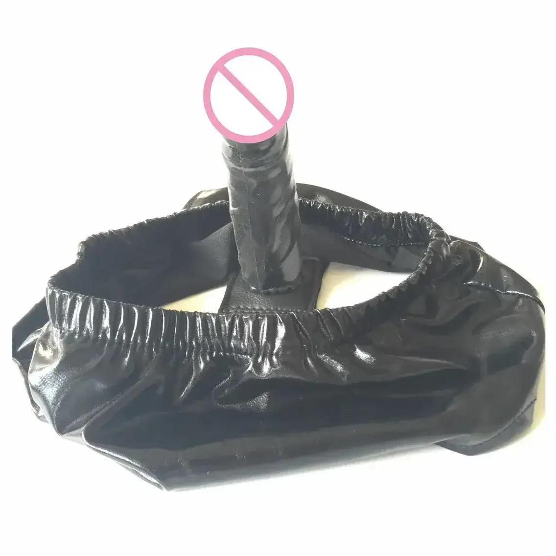 culotte porte jarretelles avec plug anal silicone