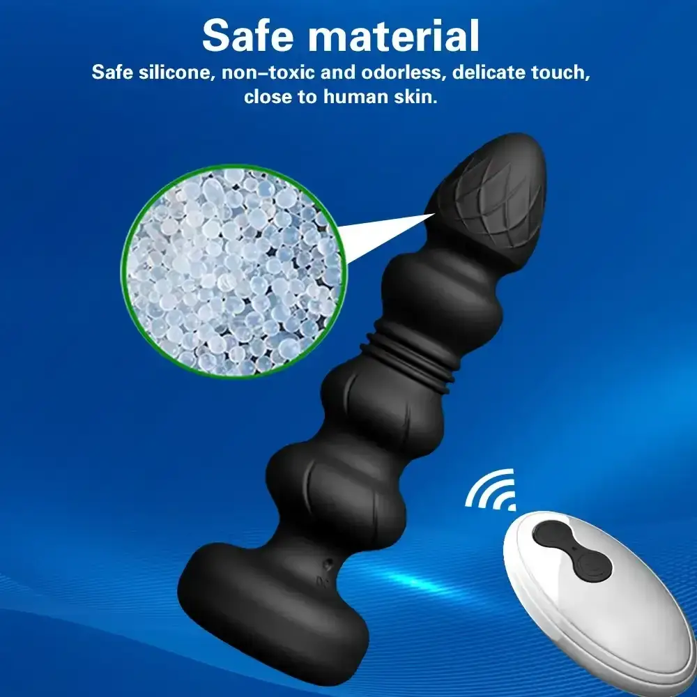 dilatateur anal connecte telecommande silicone