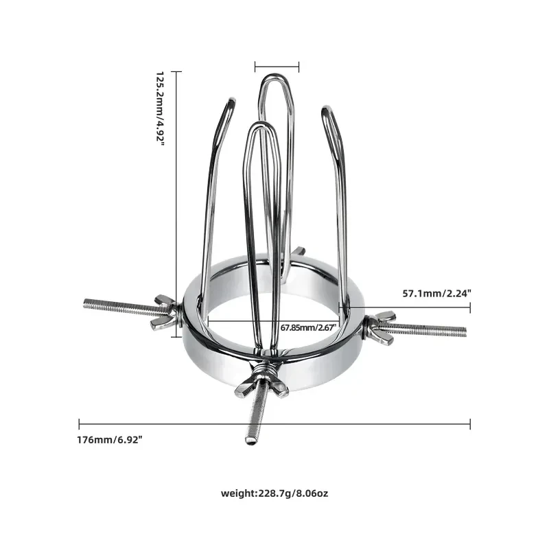 dilatateur anal en metal pour expansion