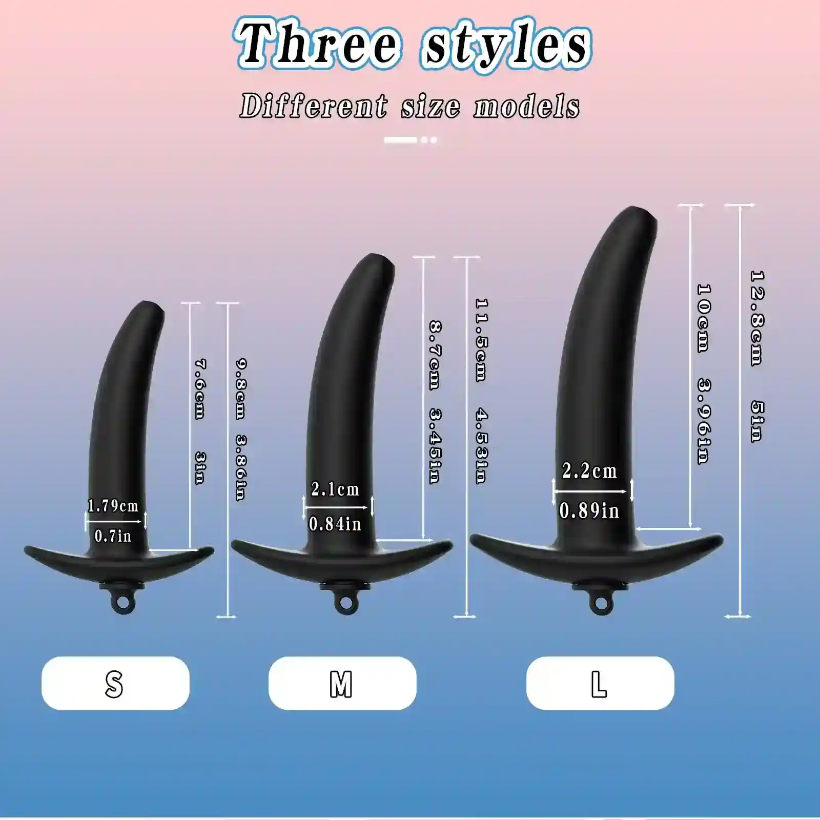 dilatateur anal en silicone pour femmes