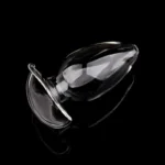 dilatateur anal en verre transparent et creux