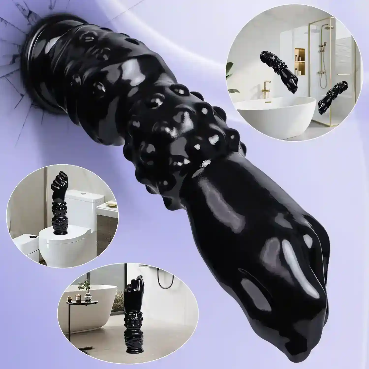 dilatateur anal realiste silicone ventouse large