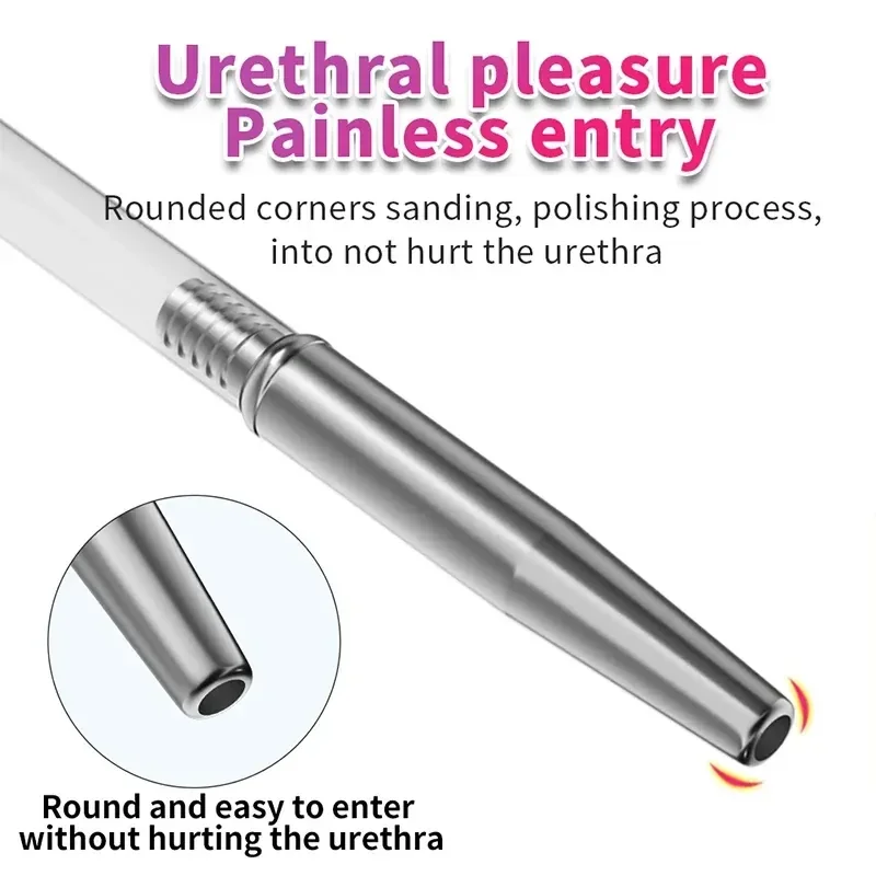 dilatateur uretral acier inoxydable lisse 1