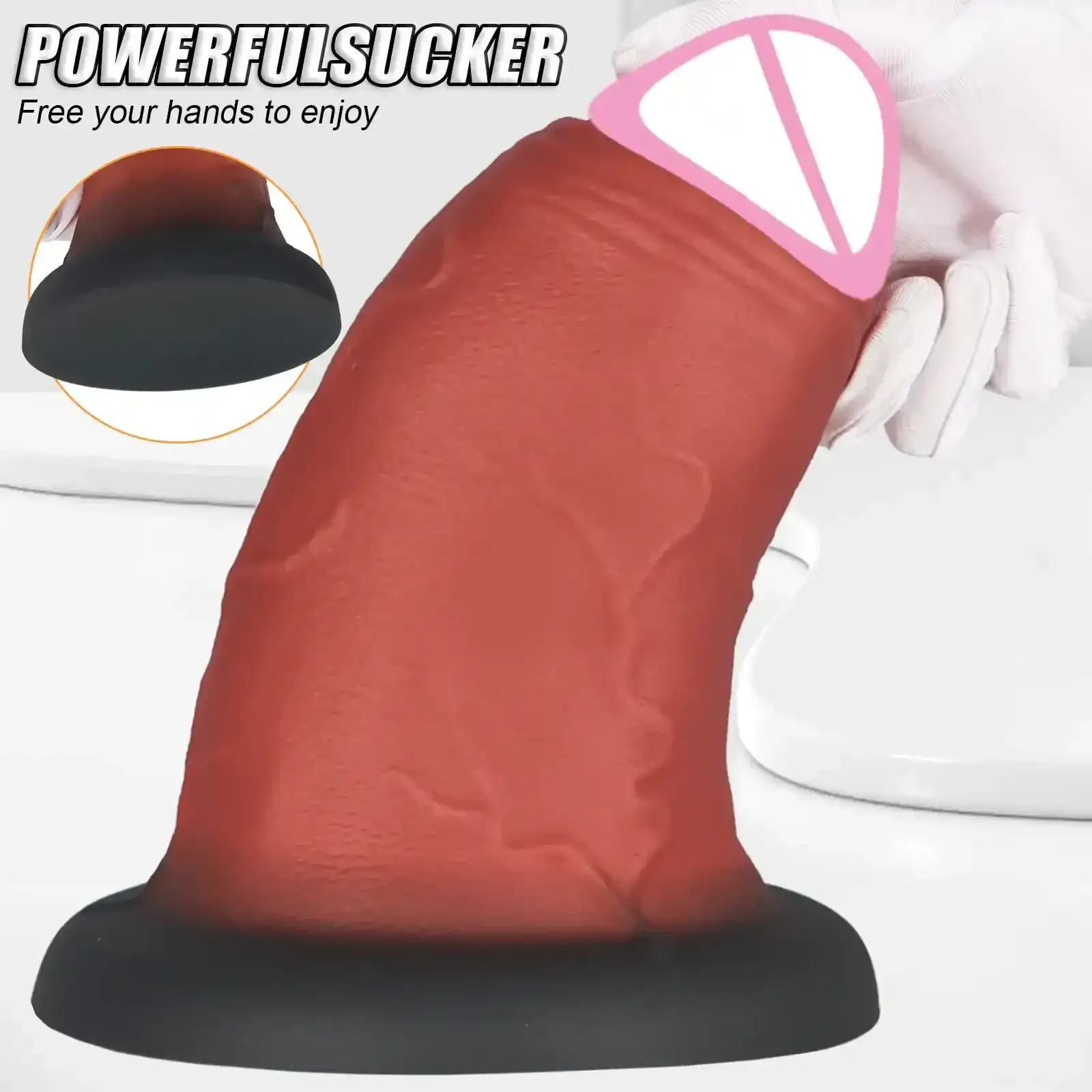 dildo anal silicone ventouse puissante