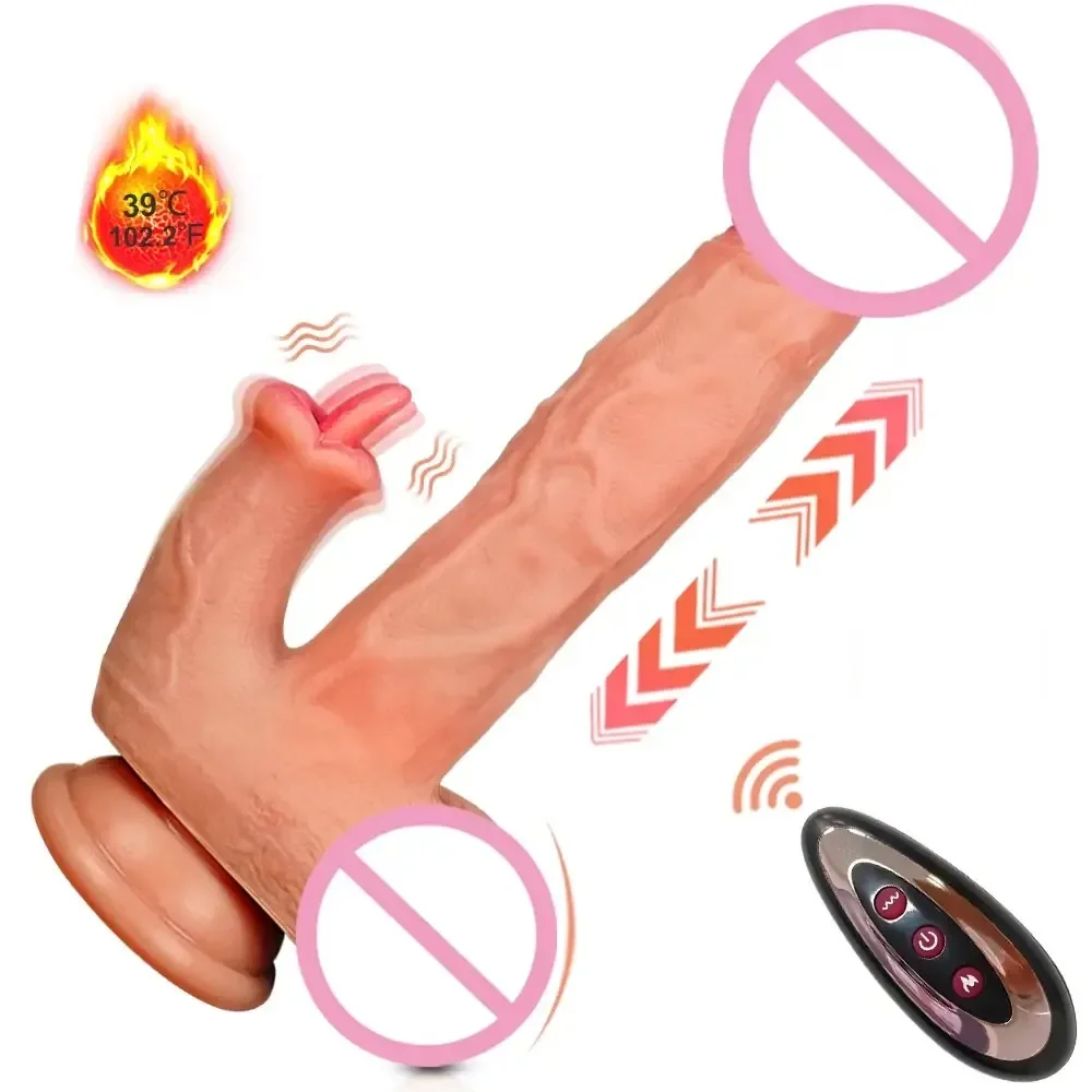 dildo chauffant réaliste avec ventouse puissante