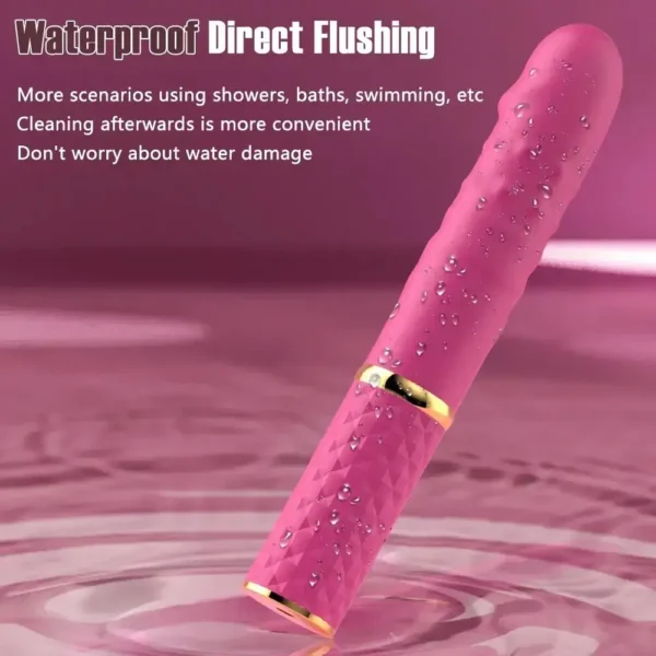 dildo débutante silicone violet fonctions vibrantes