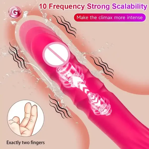 dildo en silicone médical avec 10 sensations
