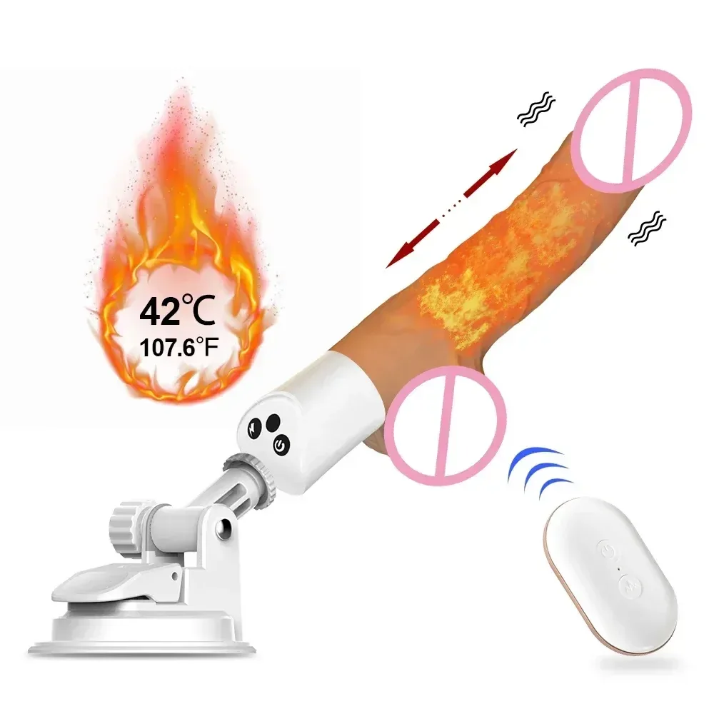 dildo phallique realiste chauffage integre