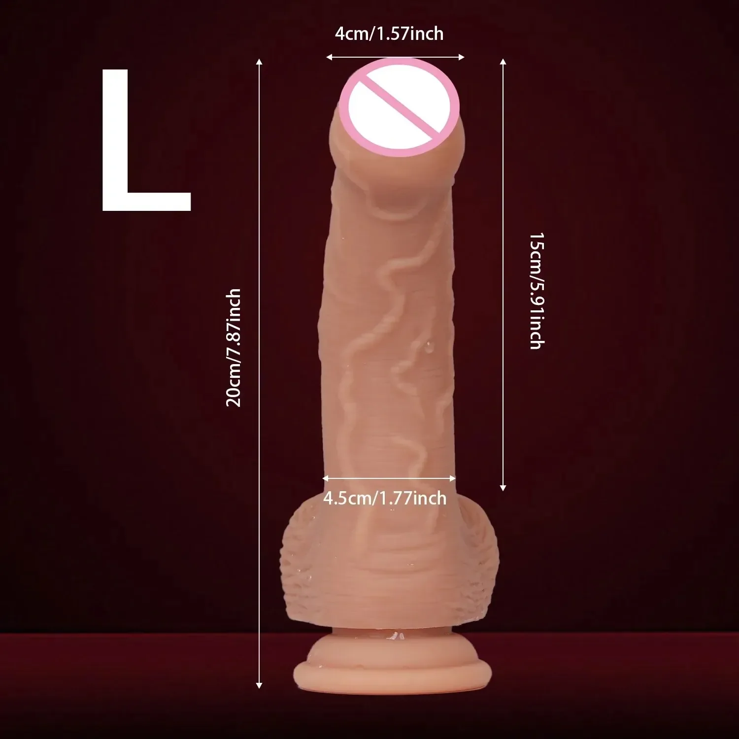 dildo réaliste taille l