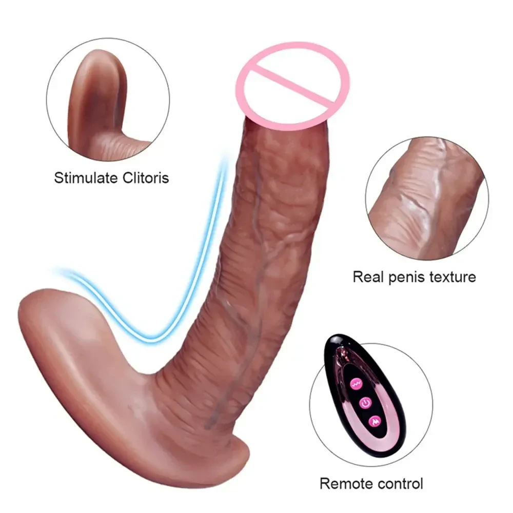 dildo telescopique en silicone medical