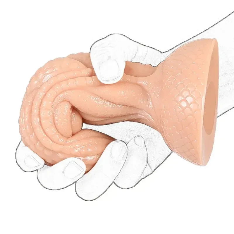dildo ventouse dragon scale noir